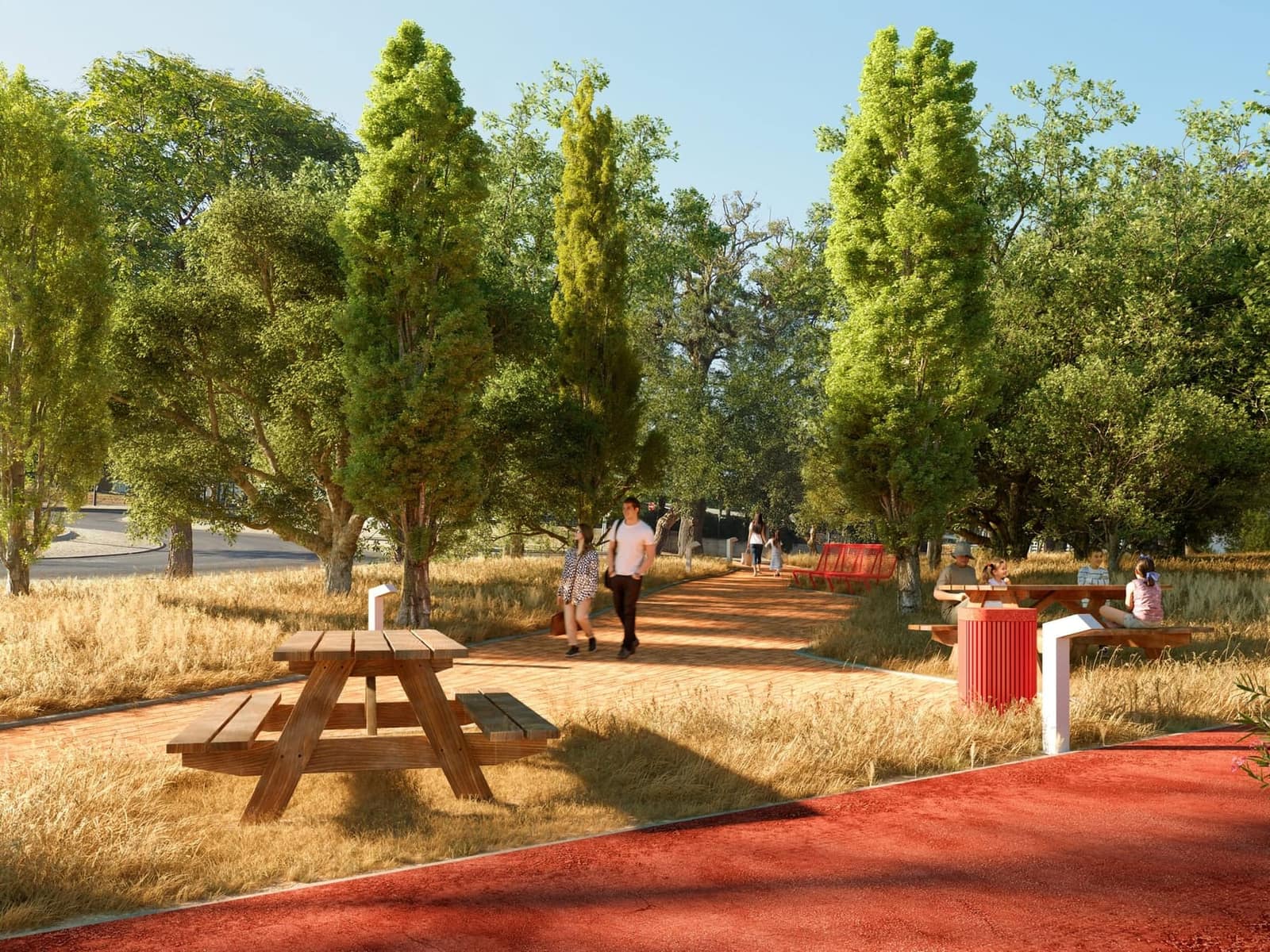 Render de projeto de arquitetura paisagista da ALA